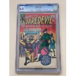 DAREDEVIL #5 (1964 - MARVEL) Graded CGC 6.0 (Cents Copy / Pence Stamp) - Daredevil versus the