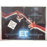 Pair of UK Quad Film Posters: E.T (1982) and TOP GUN (1986) together with E.T. Press Campaign