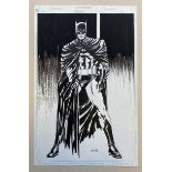 BATMAN: MOVIE BOOK ADAPTATION (Undated) SIGNED BY MICHAEL BAIR - ORIGINAL ARTWORK - MICHAEL BAIR (