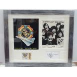 ELO: ELECTRIC LIGHT ORCHESTRA - Framed and Glazed Display 1978 - Official Programme, Ticket Stub,