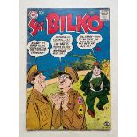 SGT. BILKO #1 - (1957 - DC - Cents Copy - GD) - Bob Oskner cover - Flat/Unfolded - Good - a detailed