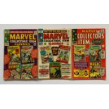 MARVEL COLLECTORS' ITEM CLASSICS LOT #1, 2, 3 (3 in Lot) - (1965/66 - MARVEL - Cents/Pence Stamp -