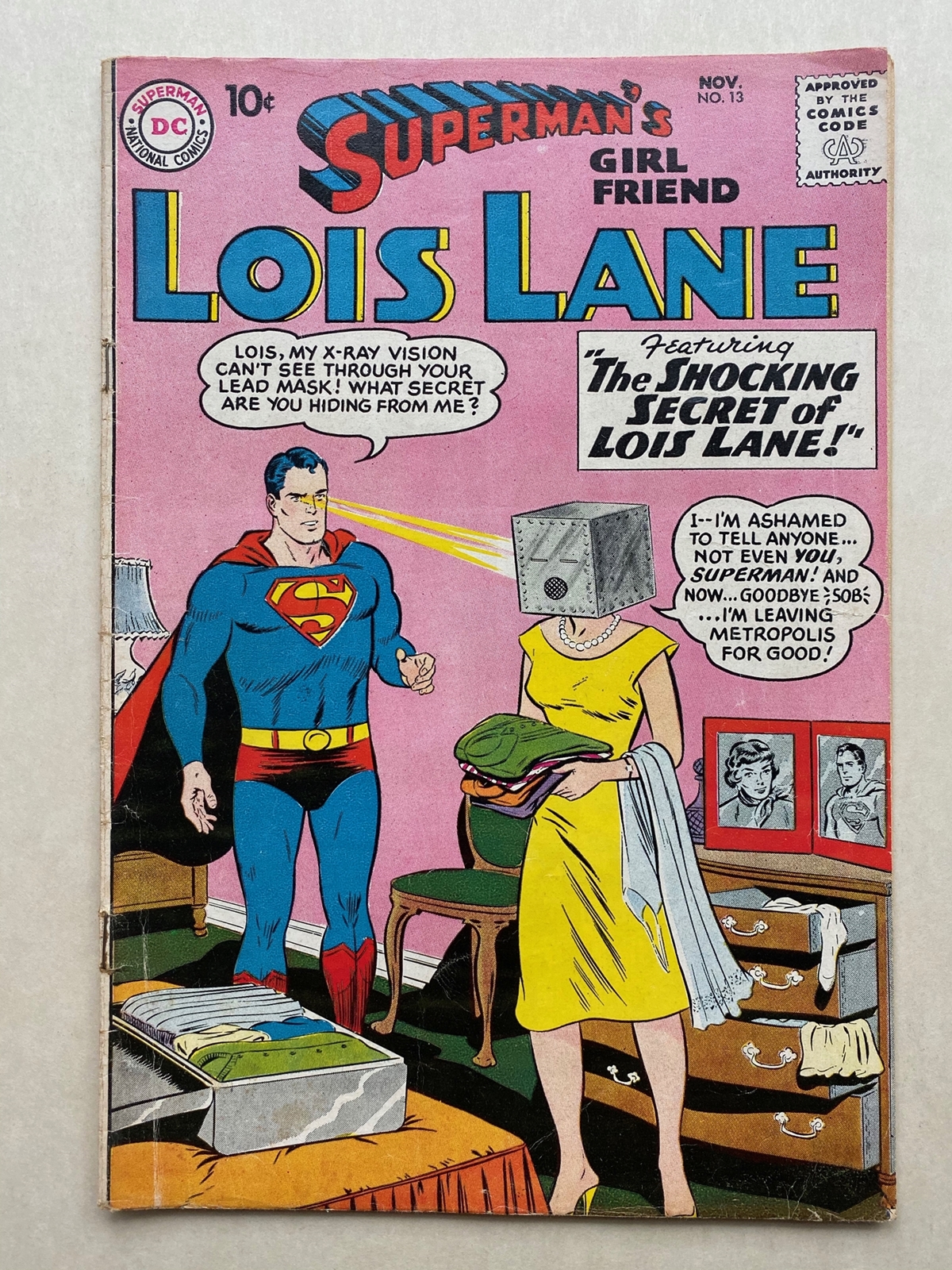 SUPERMAN'S GIRLFRIEND: LOIS LANE #13 - (1959 - DC) VG (Cents Copy) - Curt Swan cover with Kurt