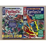 FANTASTIC FOUR KING-SIZE ANNUAL #3, 4 (2 in Lot) - (1965/66 - MARVEL - Cents/Pence Stamp - GD/VG -