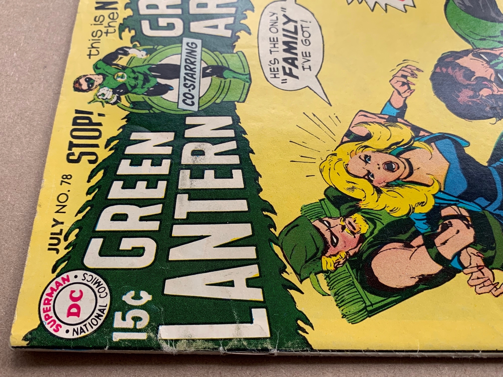GREEN LANTERN #78 (1970 - DC) VFN (Cents Copy/Pence Stamp) - Black Canary appearances begin. Neal - Image 4 of 11