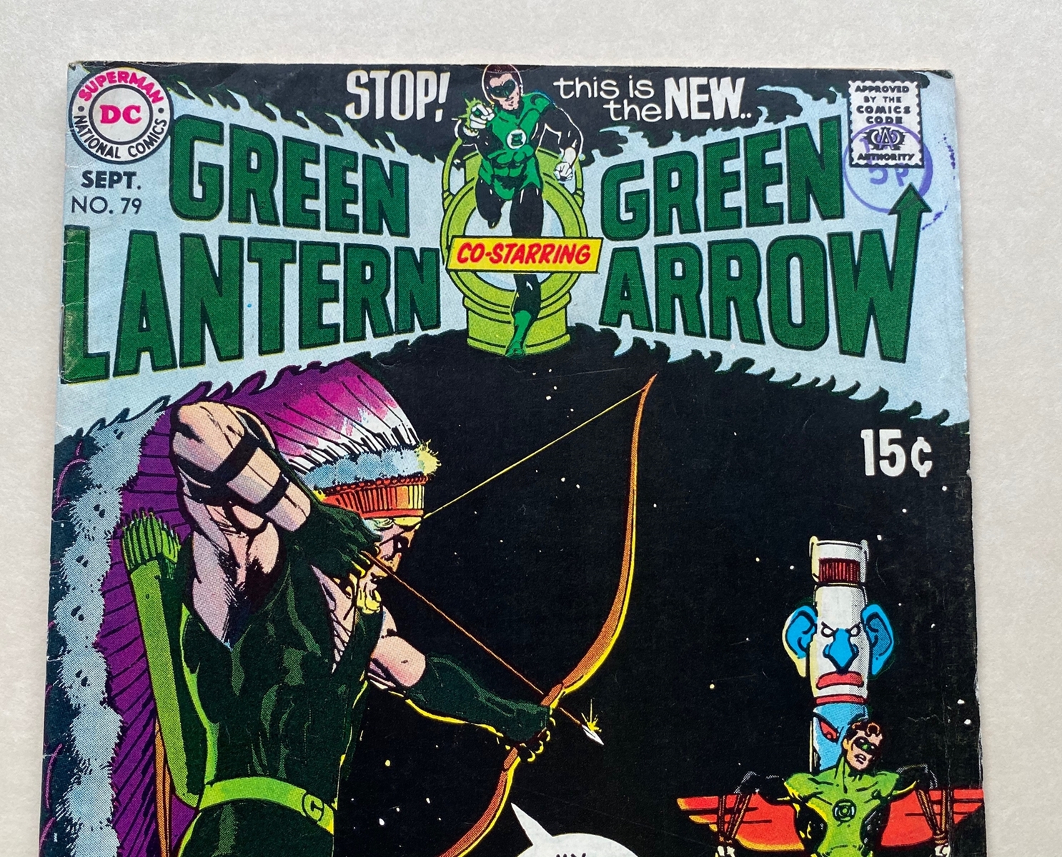 GREEN LANTERN #79 (1970 - DC) VFN (Cents Copy/Pence Stamp) - Black Canary appearance - Neal Adams - Image 2 of 10