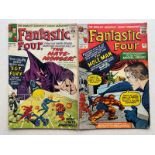 FANTASTIC FOUR #21, 22 (2 in Lot) - (1963/64 - MARVEL - Pence Copy - VG - Run includes First