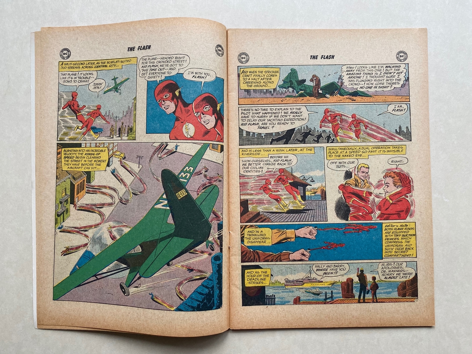 FLASH #120 (1961 - DC) FN+/VFN (Cents Copy) - Barry and Iris go with Dr. Manners on a scientific - Image 5 of 5