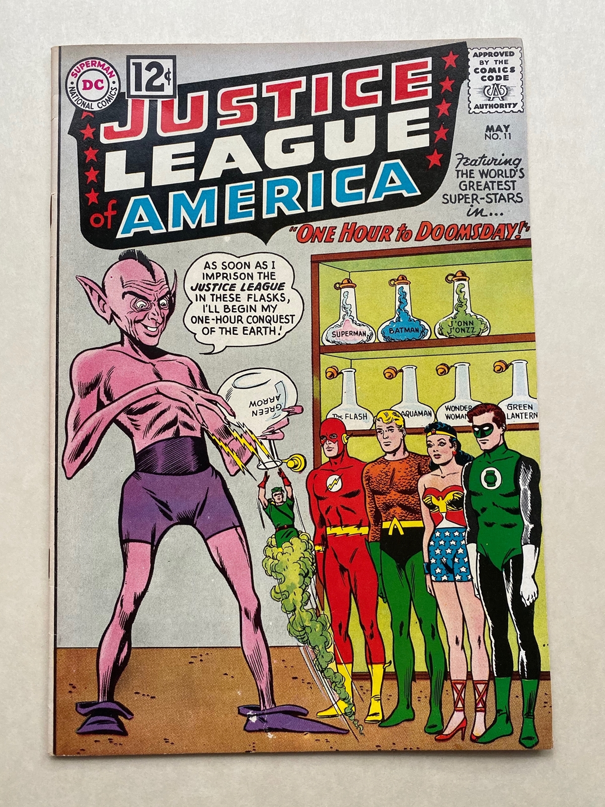 JUSTICE LEAGUE OF AMERICA #11 - (1962 - DC) VFN (Cents Copy) - Featuring Wonder Woman, Flash,