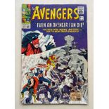 AVENGERS #14 (1965 - MARVEL) GD (Cents Copy / Pence Stamp) - Watcher appearance. Featuring Captain