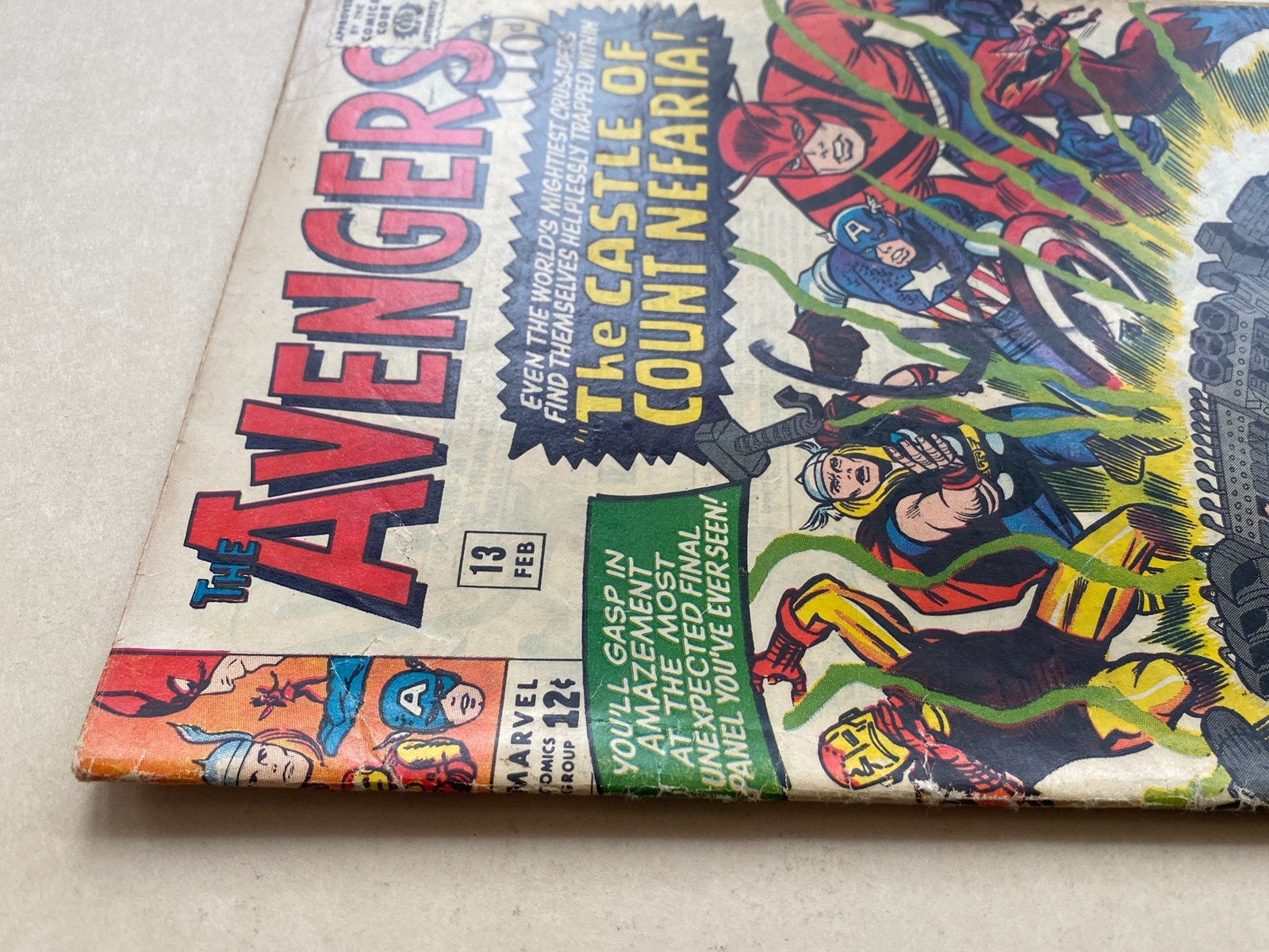 AVENGERS #13 (1964 - MARVEL) FR/GD (Cents Copy / Pence Stamp) - First appearance of Count Nefaria, a - Image 5 of 10