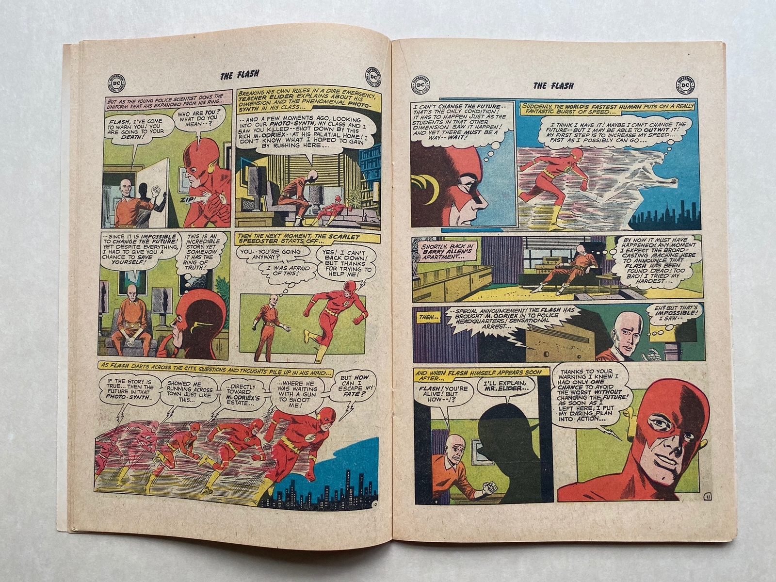 FLASH #116 (1960 - DC) FN+/VFN (Cents Copy) - First appearance of Wally West's father as Aliens from - Image 5 of 5