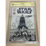 STAR WARS #2 (2015 - MARVEL) Graded CBCS 9.4 (Cents Copy) SIGNED BY JOHN CASSADAY - Retailer