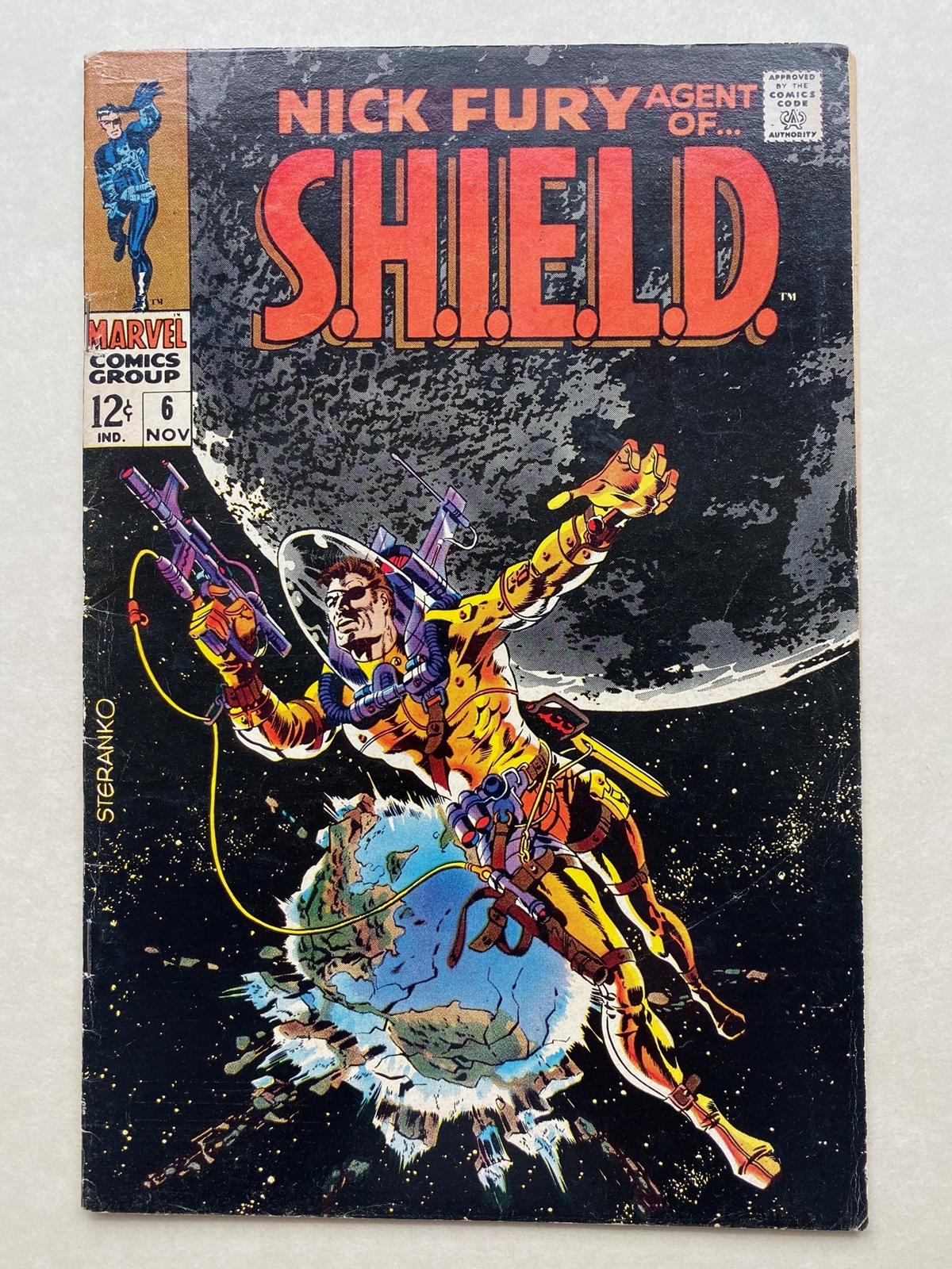 NICK FURY AGENT OF SHIELD #6 - (1971 - MARVEL - Cents Copy - FN) - Jim Steranko cover with Frank