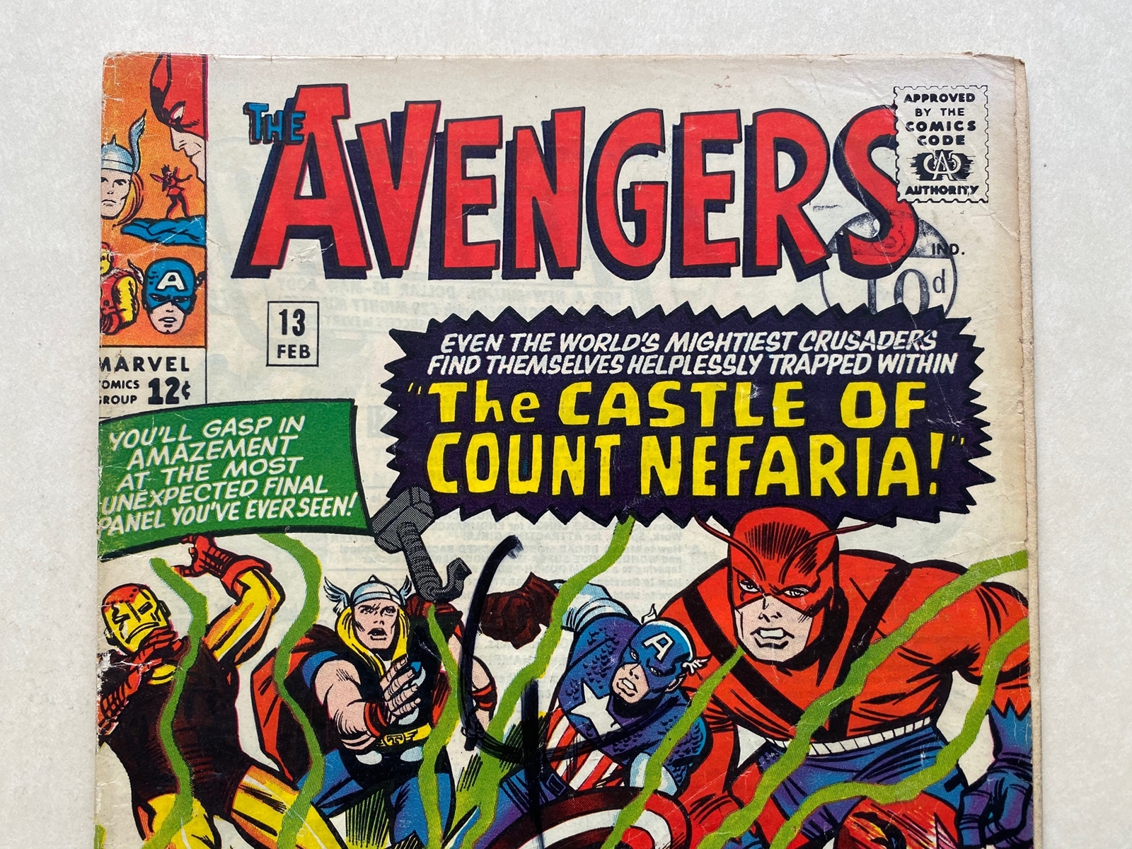 AVENGERS #13 (1964 - MARVEL) FR/GD (Cents Copy / Pence Stamp) - First appearance of Count Nefaria, a - Image 2 of 10