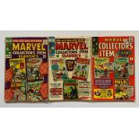 MARVEL COLLECTORS' ITEM CLASSICS LOT #1, 2, 3 (3 in Lot) - (1965/66 - MARVEL - Cents/Pence Stamp -