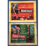 ROAD HOUSE (1948) Lot x 2 - UK/British Half Sheet Movie Posters - Country of Origin First