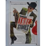 TRUE STORIES (1986) - US One Sheet film poster - Folded