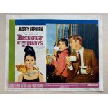 BREAKFAST AT TIFFANY'S (1961) - AUDREY HEPBURN - US Lobby Card #7 (NSS #61/262) - Audrey Hepburn &