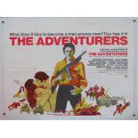10 x British UK Quad film posters - THE ADVENTURERS (1970), THE FRENCH CONNECTION (1971),
