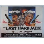 A SELECTION OF BRITISH UK QUAD WESTERN FILM POSTERS: THE LAST HARD MEN (1976), FROM NOON TILL