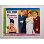 BREAKFAST AT TIFFANY'S (1961) - AUDREY HEPBURN - US Lobby Card #5 (NSS #61/262) - Audrey Hepburn &