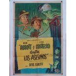 ABBOTT AND COSTELLO 'CONTRA LOS ASESINOS' (MEET THE KILLER) (1949) - Starring BORIS KARLOFF -