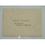 HARRY POTTER AND THE CHAMBER OF SECRETS (2002) - PROP ENVELOPE - RON WEASLEY'S HOGWARTS LETTER -