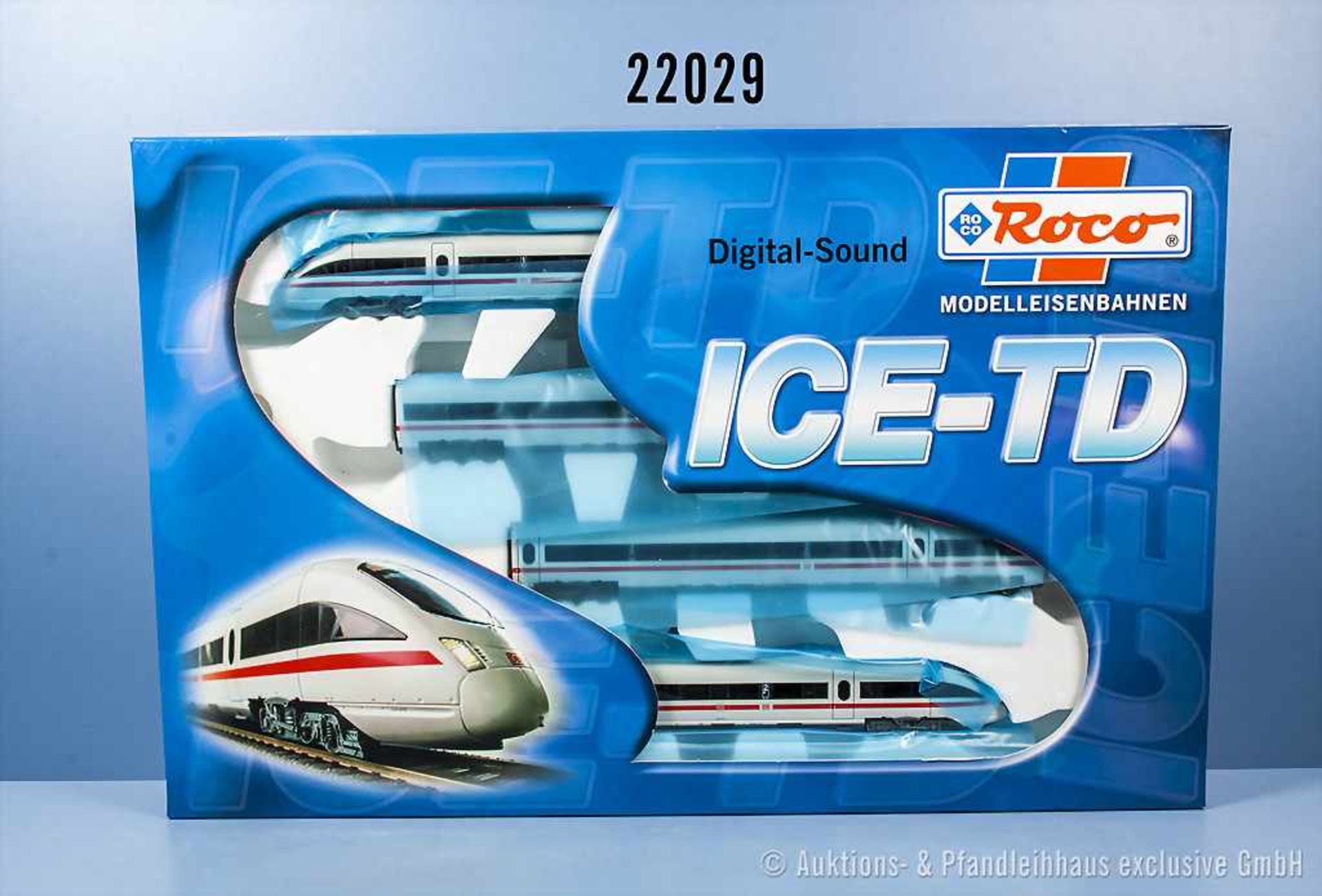Roco H0 63031 4-teiliger ICE-Triebzug der DB AG, BN 605 519-8, bestehend aus 2 Triebköpfen und 2