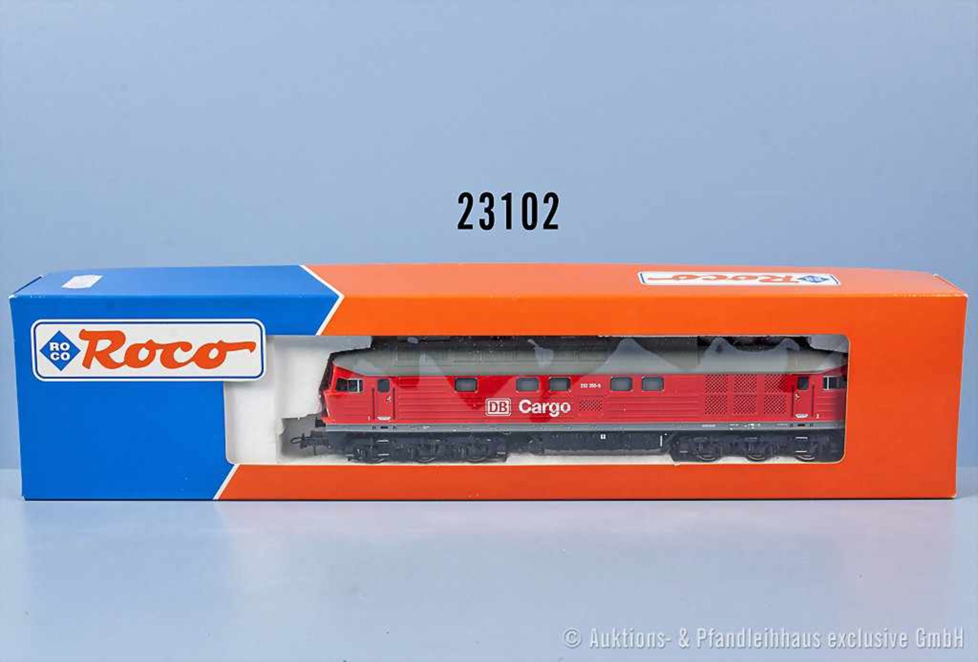 Roco H0 69689 Diesellok der DB, BN 232 350-9, mit Digitalschnittstelle, Zustand 1, in OVP, 3-