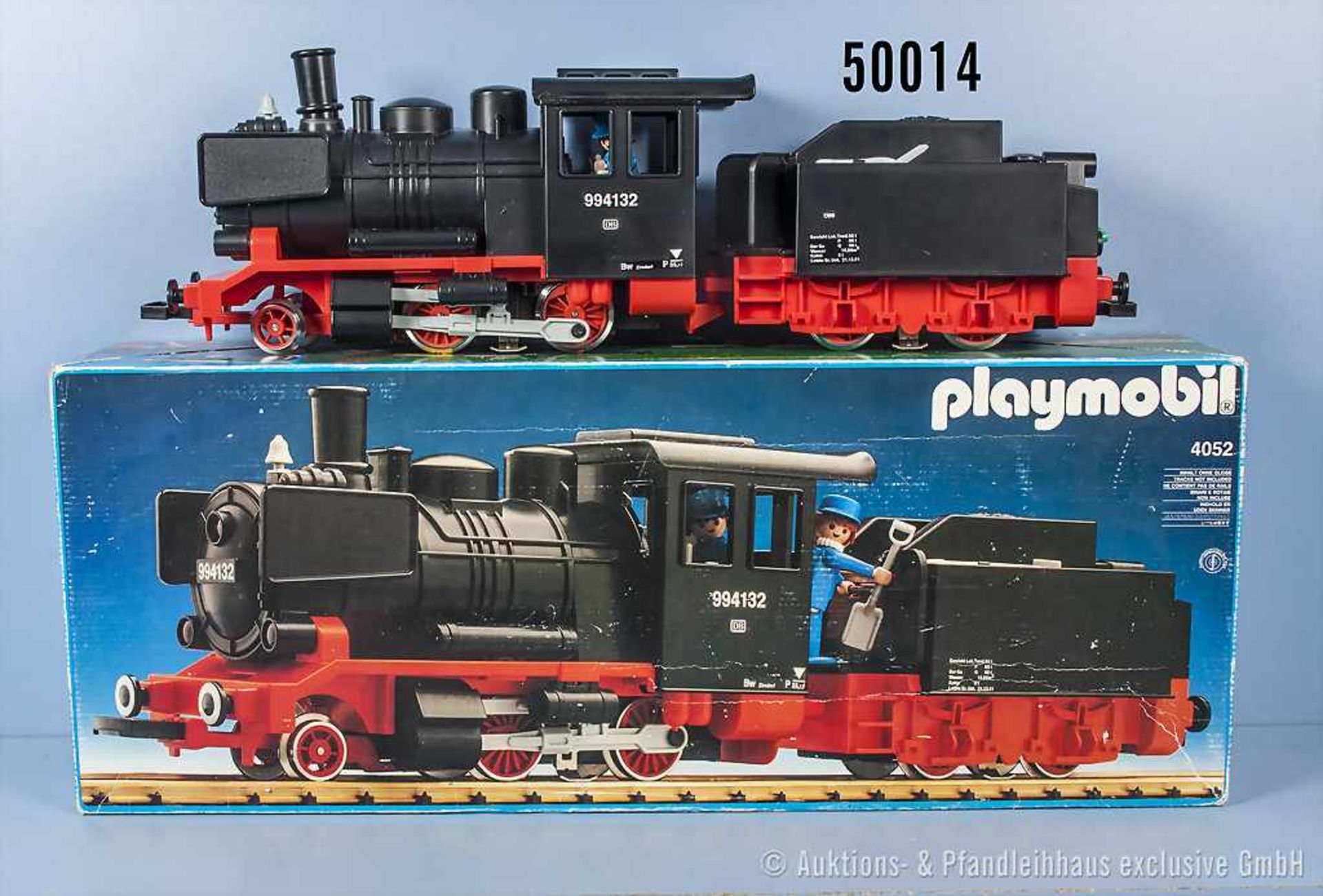 Playmobil 4052 Schlepptenderlok, BN 99 4132, Achsfolge 1'B, Tender 2-A, Kunststoffausf., E-