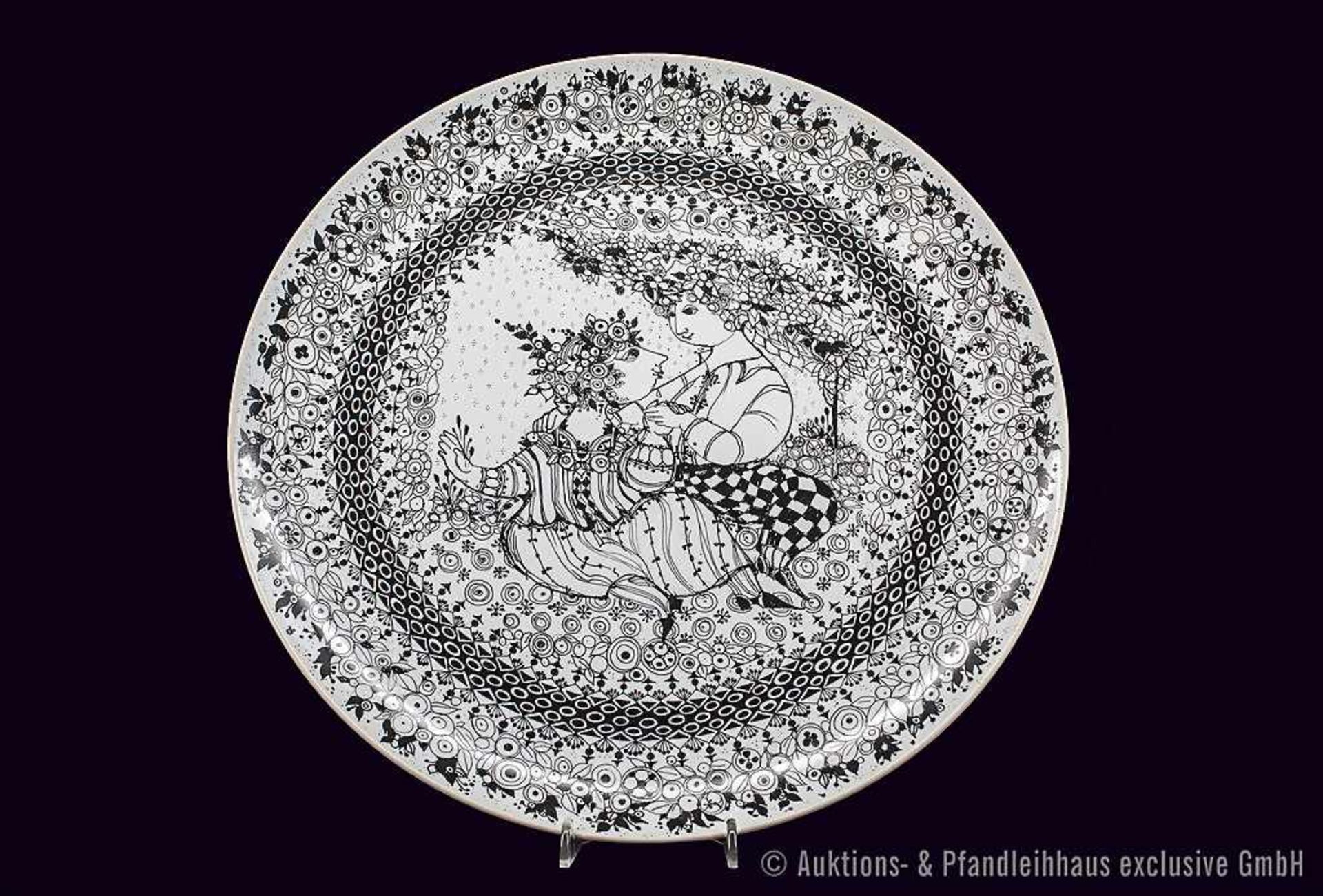 Rosenthal Porzellan, 2 Frühlingsteller "Die Jahreszeiten", 1 x Motiv Herbst und 1 x Motiv