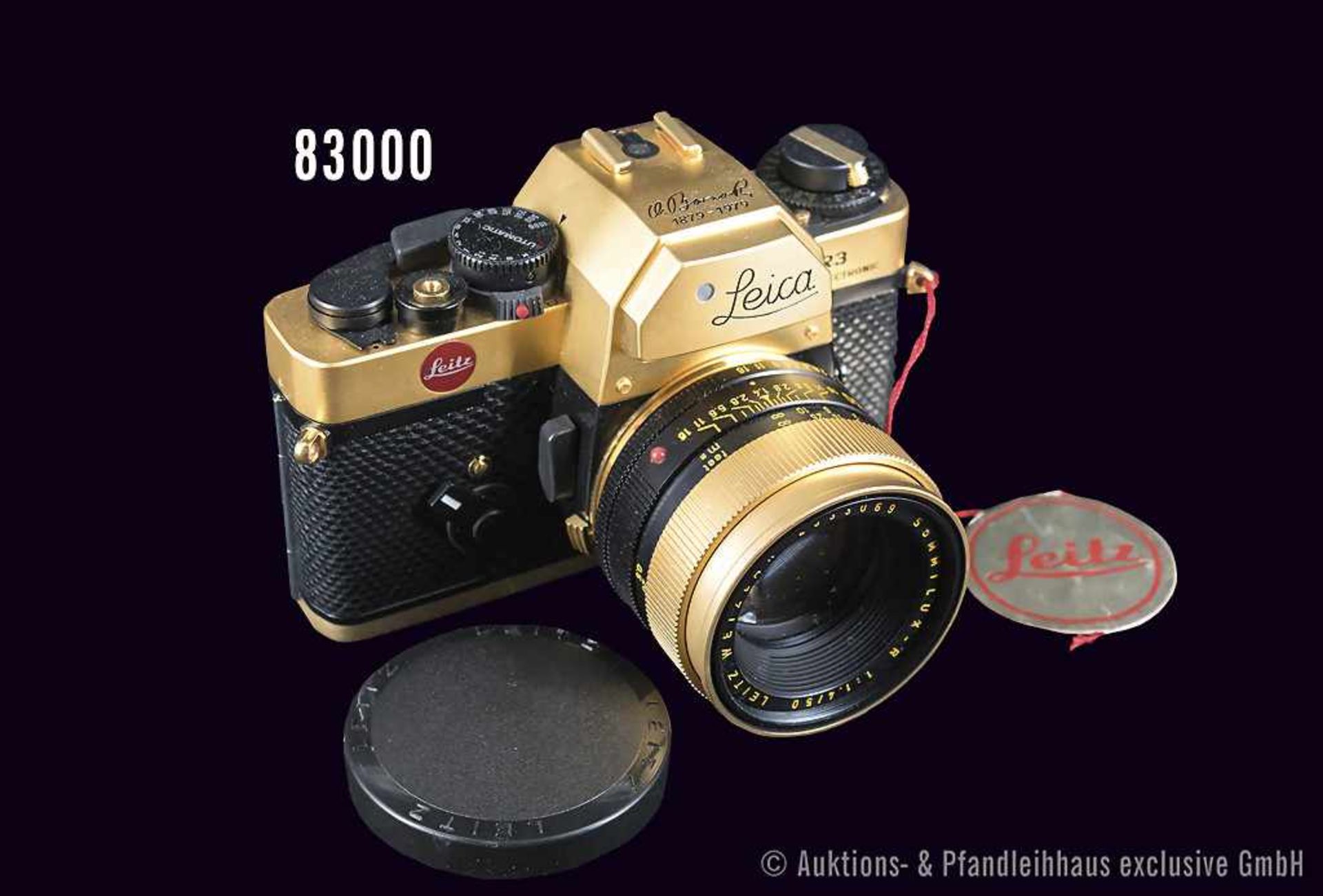Leica R3 Electronic Kamera, anlässlich des 100. Geburtstag des Leica Erfinders und Konstrukteurs - Bild 5 aus 5