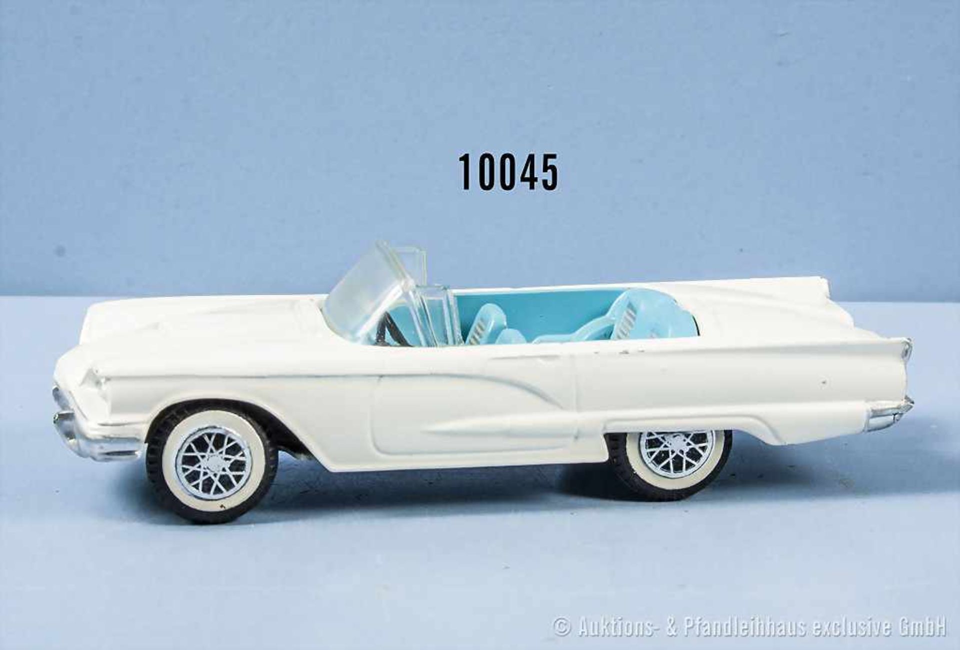 Corgi Toys Ford Thunderbird, weiß lack. Metallgußausf., M 1:43, gummibereift, sehr guter Zustand,