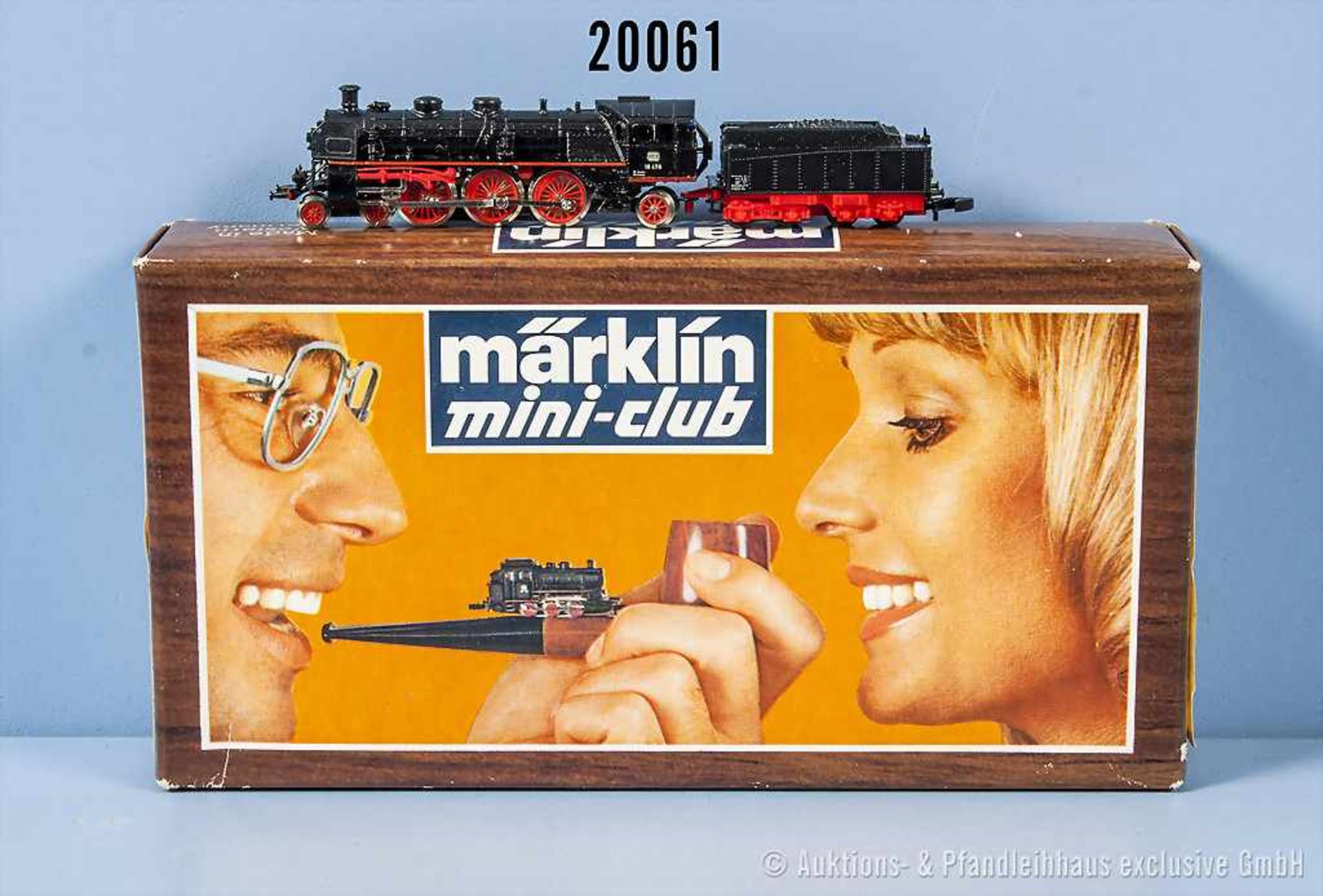 Märklin mini-club Spur Z 8893 Schlepptenderlok der DB, BN 18 478 , Achsfolge 2'C'1, Tender 4-A,