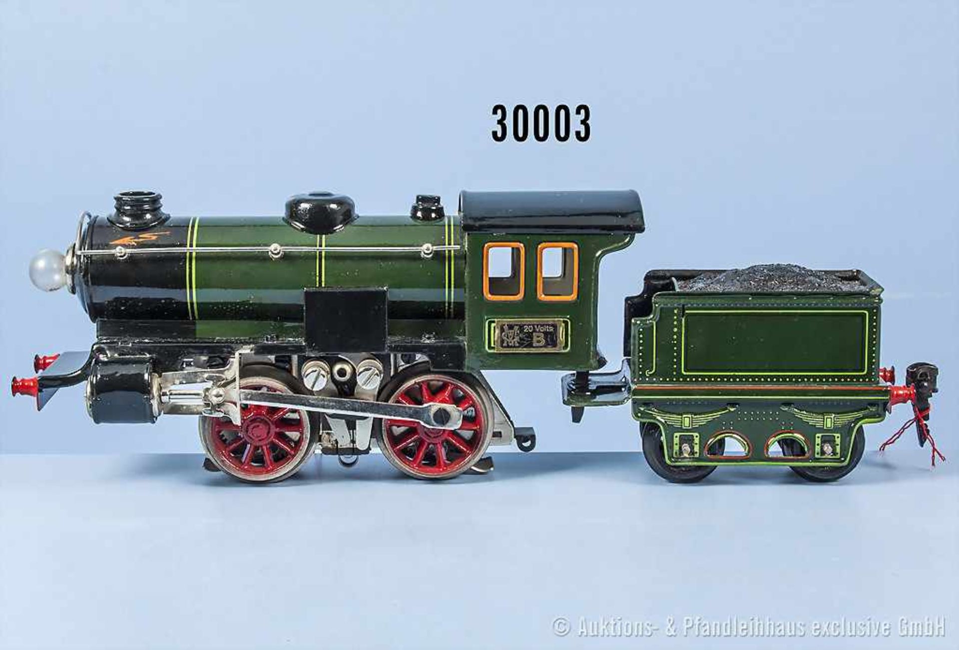 Märklin Spur 0 R 65/13050 Schlepptenderlok, Aufschrift R 65/13050, Achsfolge B, Tender 2-A,