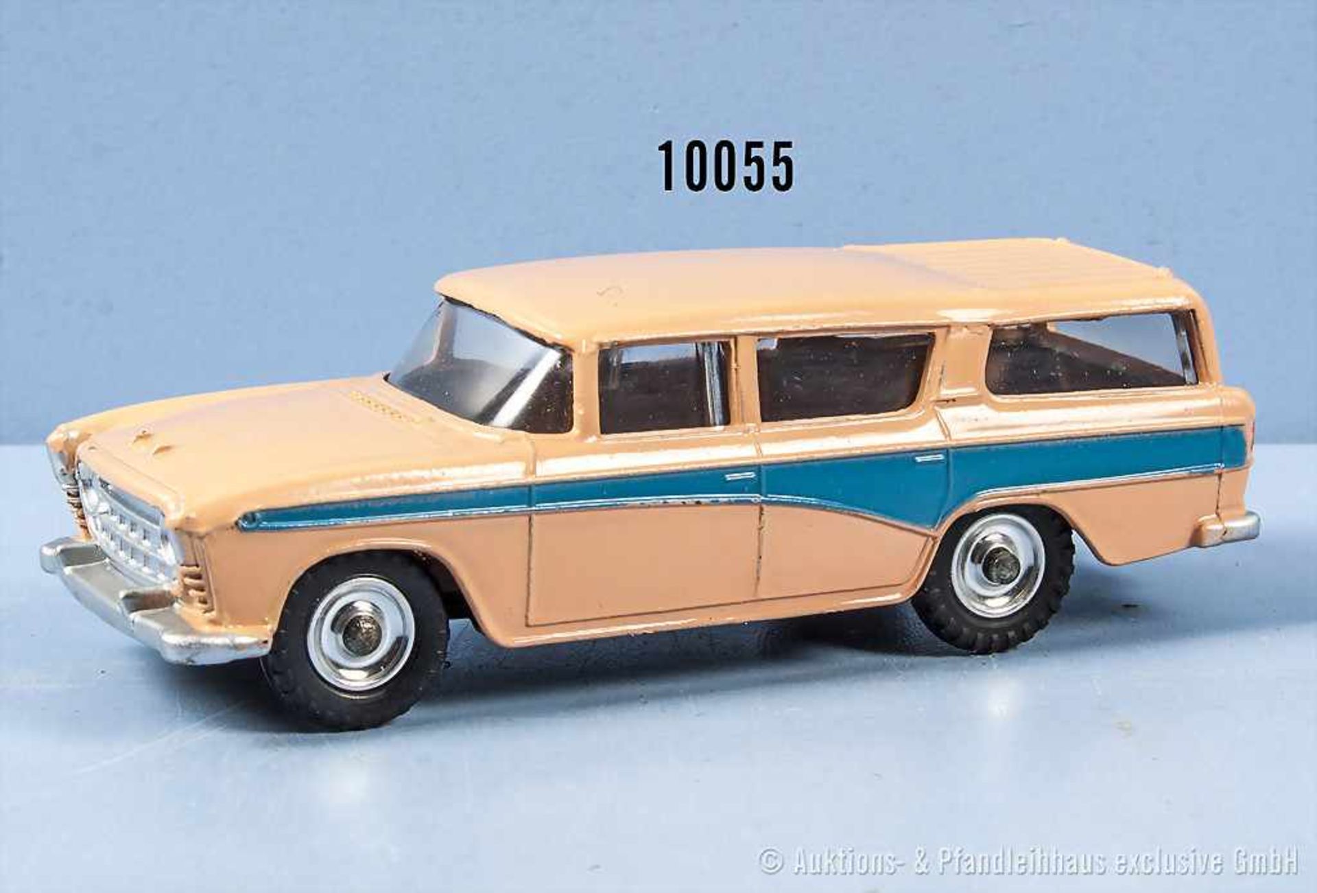 Dinky Toys 173 Nash Rambler, 2-farbig lack. Metallgußausf., M 1:43, gummibereift, sehr guter