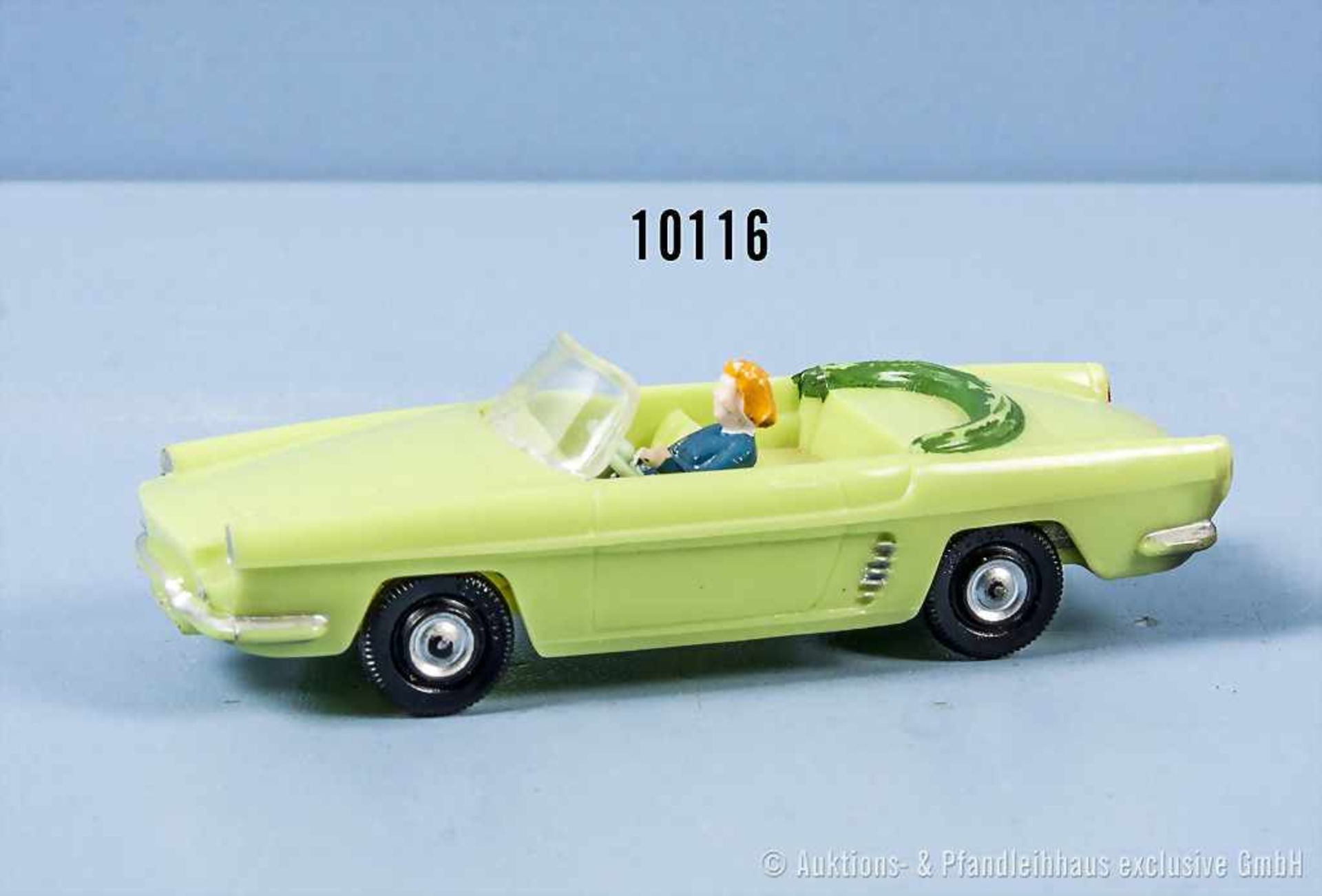 Siku Plastik V 161 Renault Floride Cabriolet, Pudel fehlt, ansonsten guter Zustand, *