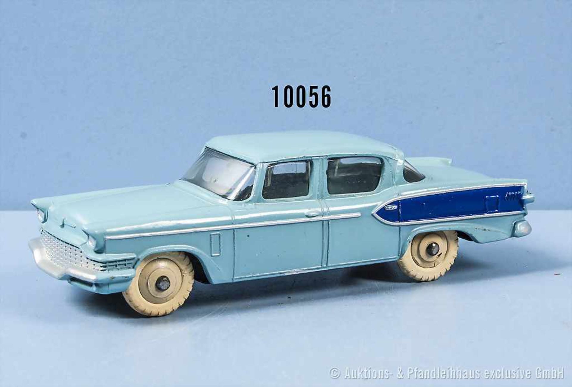 Dinky Toys 179 Studebaker President, 2-farbig lack. Metallgußausf., M 1:43, gummibereift, sehr guter