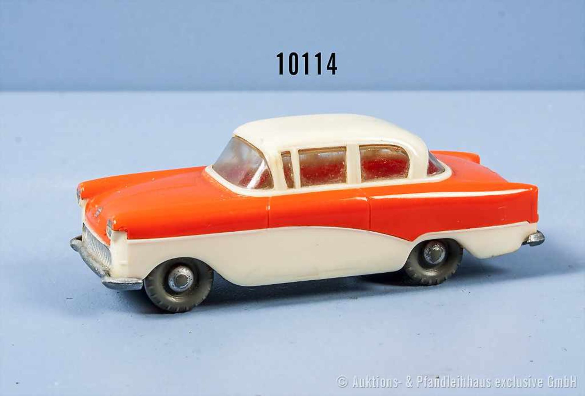 Siku Plastik V 83 Opel Rekord 1958, Gewicht im Innenraum lose, ansonsten guter Zustand, *