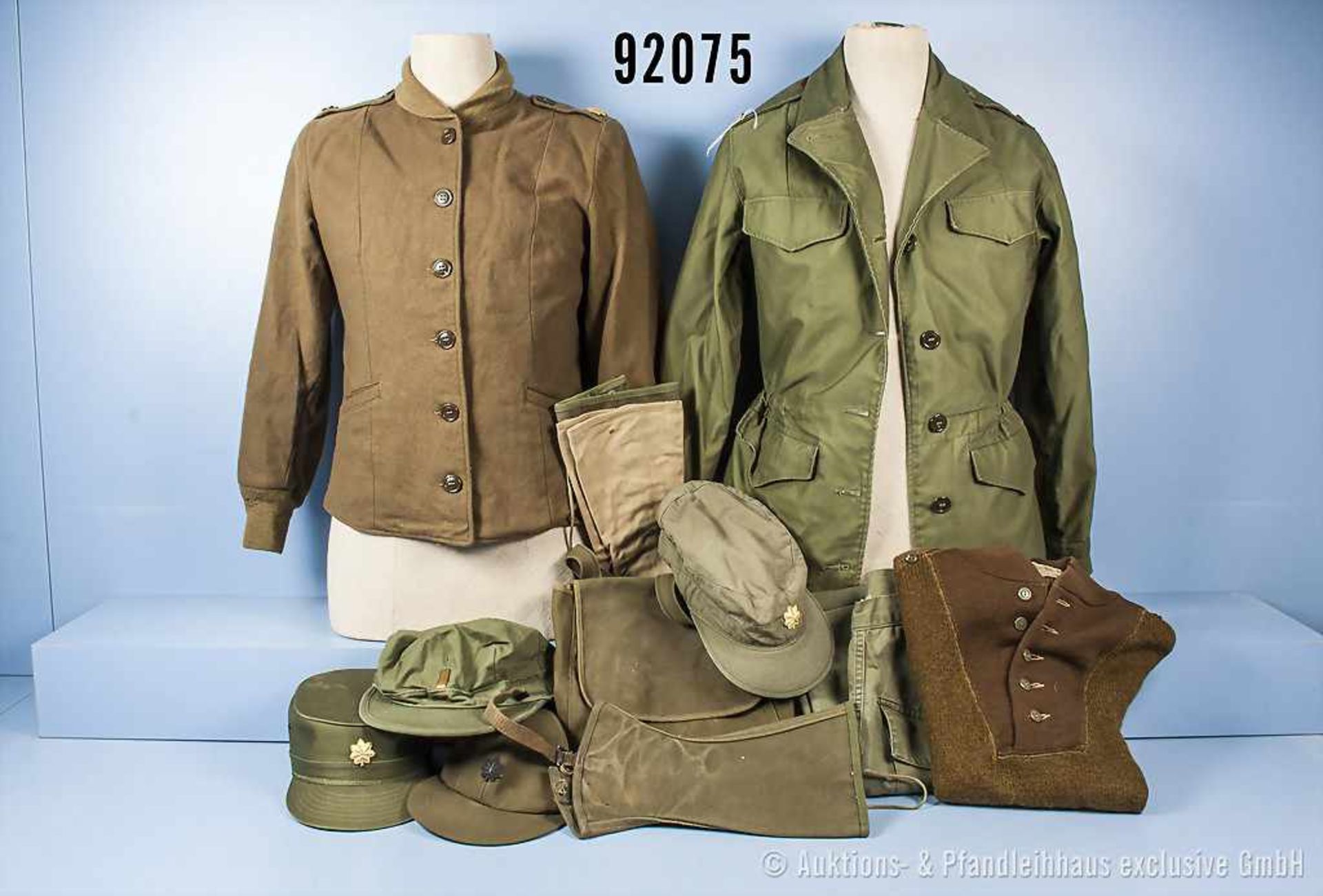 umfangreiches Konv. US-Uniformen, überwiegend weibliches US Medical Corps/Army Nurse Corps aus der