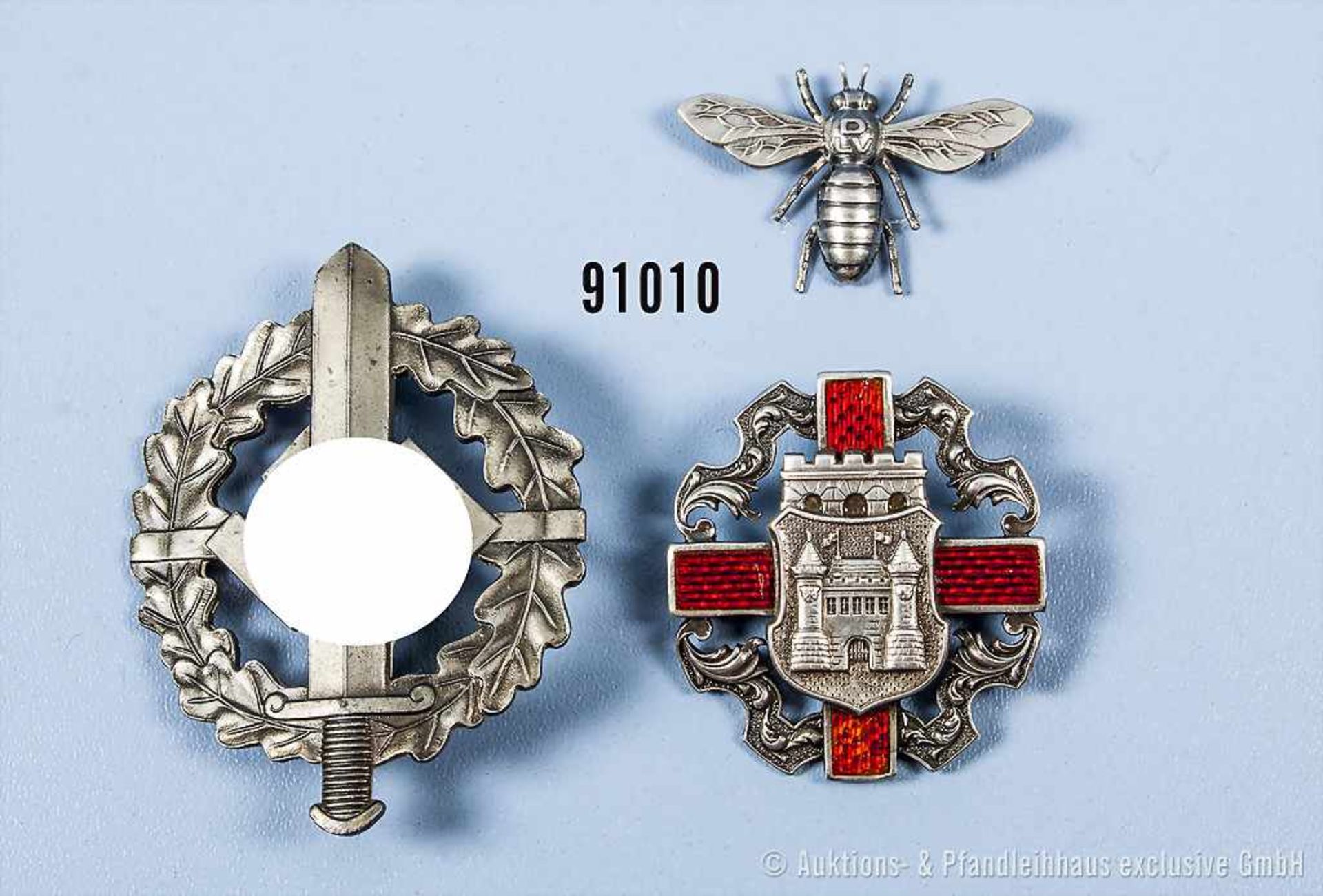 Konv. Weimarer Republik, Ehrenkreuz des Roten Kreuzes, Abzeichen vom Deutschen Land-Frauen-