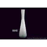 Rosenthal Porzellan Vase, Serie Bettina, Dekor Evensong, Rand Platin, farblich auslaufend, H 20