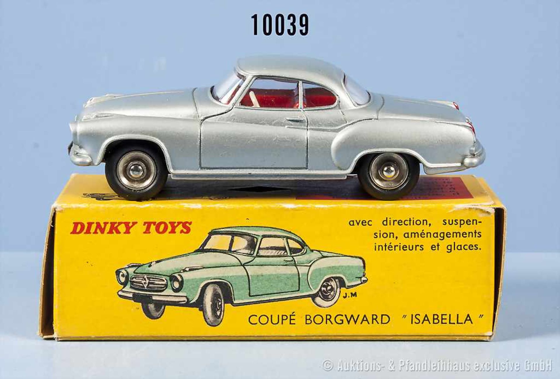 Dinky Toys 549 Coupe Borgward Isabella, lack. Metallgußausf., M ca. 1:43, sehr guter bis neuwertiger