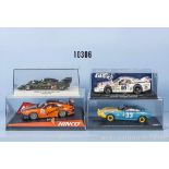 Konv. 4 Rennwagen, dabei Lancia Beta Montecarlo, Opel GT Targa, Lotus 78 sowie Porsche 997, M 1: