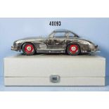 Märklin Mercedes 300 SL Nr. 1952, Jubiläumsmodell "40 Jahre Baden Württemberg", vernickelte