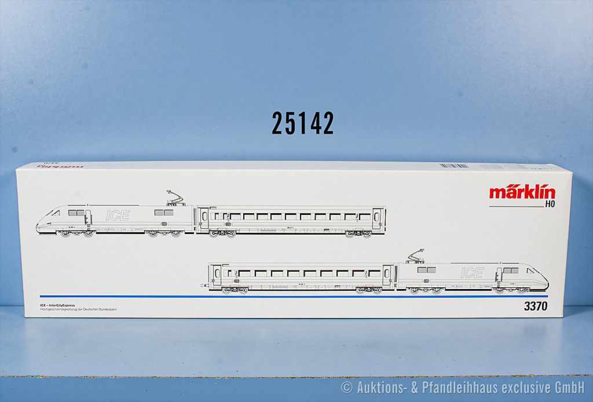 Märklin H0 3370 Typ 1 4-teiliger ICE Elektro-Triebzug der DB, BN 401 008-8 und 401 508-7,