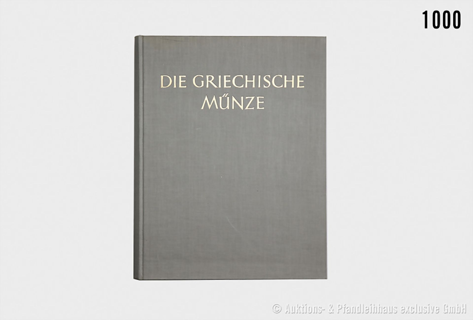 Fachbuch: Peter Robert Franke - Max Hirmer, Die griechische Münze, Verlag Hirmer, 1. Auflage,