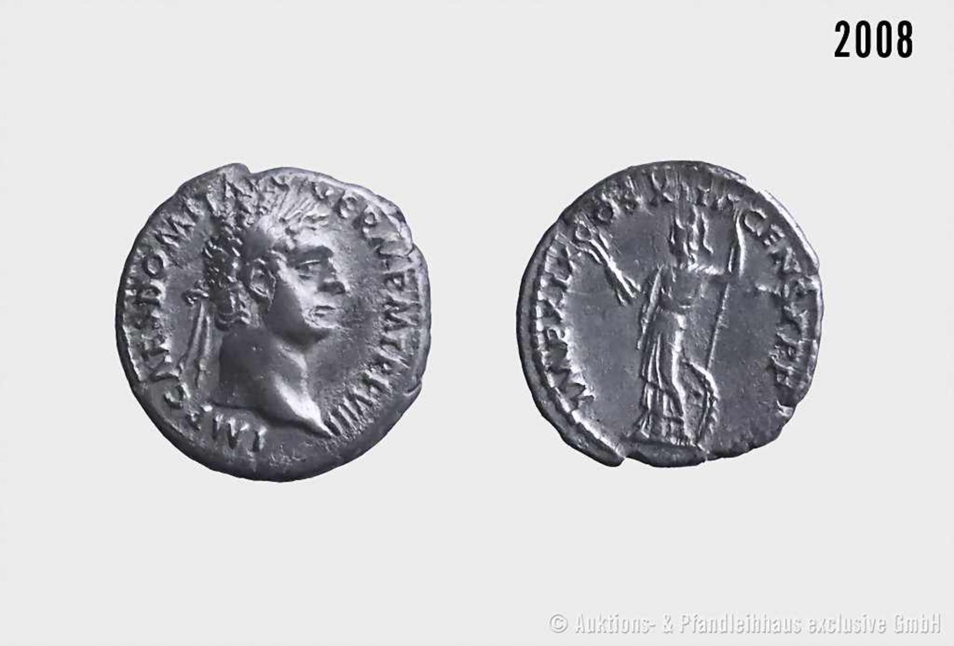 Römische Kaiserzeit, Domitian (81-96), Denar, 88/89, Rom. IMP CAES DOMIT AVG GERM P M TR P VIII,