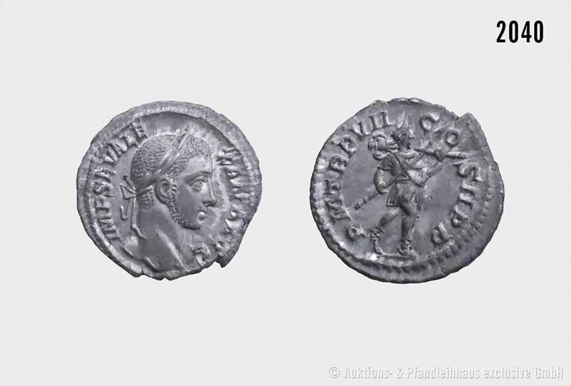 Römische Kaiserzeit, Severus Alexander (222-235), Denar, 228, Rom. Vs. IMP SEV ALE-XAND AVG, - Bild 2 aus 2